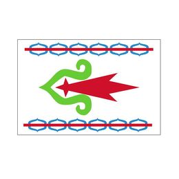 Sakhalin Oblast Flag 3x5 FT Double Stitching Banner 90x150cm Party Gift 100D Polyester Digital Printing High Quality!