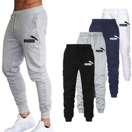 2020 Casual Pants Men Joggers Sweatpants Solid Colour Trousers Fitness Sportswear Jogger Track Pant Plus Size S-4XL Summer Spring LJ200827