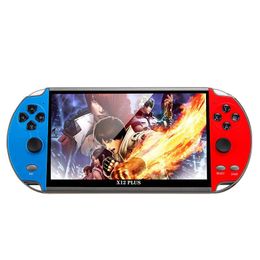 X12 PLUS Video Game 7inch LCD Double Rocker Portable Handheld Retro Console Video MP5 Player for GBA SFC MD Arcade Games