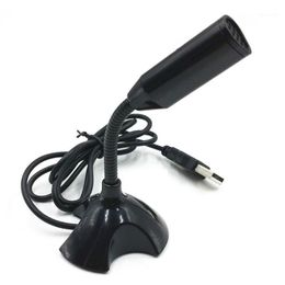 Universal USB Microphone Mini Desktop Speech Microphone Stand Mic With Holder for Desktop PC1