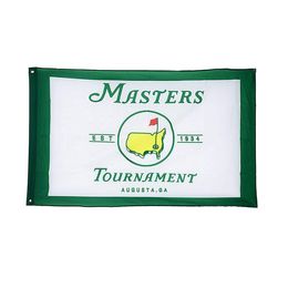 Master Golf 2020 Flag 3x5 FT Golf Banner 90x150cm Festival Gift 100D Polyester Indoor Outdoor Printed Flag