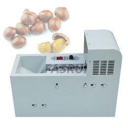 Commercial Full-Automatic Chestnut Opening Machine Stainless Steel Cutting Chestnuts Maker 135-150kg/h 220V