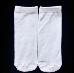 10pairs Sublimation DIY White Blank Double-sided Printing Kids Stockings Size 20-35cm