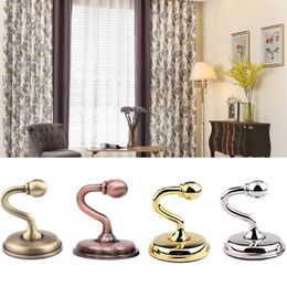 Hooks & Rails 2PCS Metal Curtain Holdback Wall Tie Back Hanger Holder Window Home Living Room Hanging Accessiores1