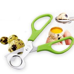 Home Quail Egg Scissors Cracker Opener Cigar Cutter Stainless Steel Tools Stainless Steel Egg Opener Home Kitchen Tools DHL Free Shipping