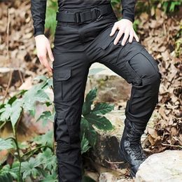 City Tactical Military Camouflage Cargo Men Rip-Stop Army SWAT Combat Trousers Outdoor Training Breathable Casual Pants 201221
