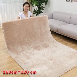 120cm*160cm Extra Large Faux Rabbit Fur Carpet Soft Living Room Bedroom Warm Carpet Fashion Home Bathroom Decorative Textile Y200416