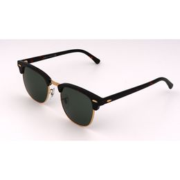 A112 ed Classic Half Frame Horned Semi-rimless Mens Womens Fashion Sunglasses Uv400 Retro Eyewear G15 Gafas Club Master