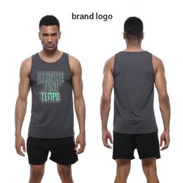 Summer 2022 Sports Pro sleeveless Men's Tank Tops Running Training Moisture Wicking Quick-drying Sportwear Fitness Jogging Gym Basketball vest