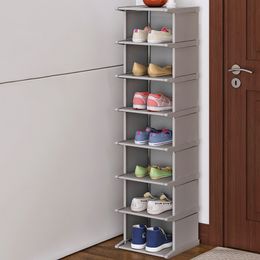 Vertical Shoe Rack Removable Shoe Organiser Shelf Living Room Corner Shoe Cabinet Home Furniture Shoes Storage for Closet Y200527