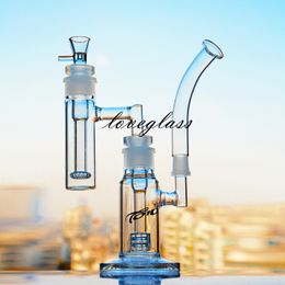 33cm TORO Glass Water Bongs Matrix Perc splice Klein Recycler Dab Rigs Smoking Accessories Hookahs Percolator Water Pipe with 18mm Joint