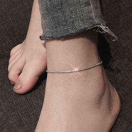 Buy Silver Leg Chain For Girl Online 