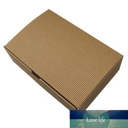 18*12*5cm Kraft Paper Brown Party Box Corrugated Box Bakery Baking Cookie Biscuit Cake Chocolate Wedding Favours Candy Packaging