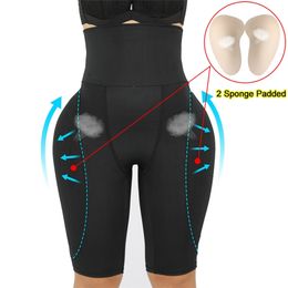 Women Sexy Lingerie Big Hip Underwears Panties Briefs Butt Pads Shapewear Bum Butt Buttock Hip Enhancer 2 Sponge Padded Fake Ass LJ200917