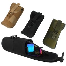 Outdoor Hunting Fishing Hiking Sunglasses Tactical Bag Assault Combat Kit Pack Tactical Goggles Glasses Pouch NO17-506