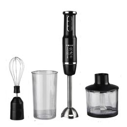 FreeShipping Hand Blender Stick Powerful Immersion Portable Blender 4 in 1 set for Kitchen Whisk Beaker Juicer Mixer Smoothie Baby