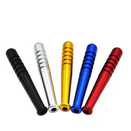 New 78mm Aluminium Alloy Baseball nozzle portable suction nozzle metal snuff rod pipe universal nozzle pipe