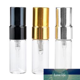 Hot Sale 3ml Portable Durable Mini Perfume Makeup Face Lotion Empty Clear Leakproof Glass Atomizer Sprayer Travel Makeup Supply