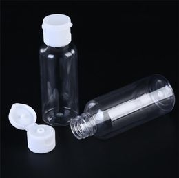 5ml 10ml 20ml 30ml 50ml 60ml 80ml Plastic Empty Bottle With Flip Cap Travel Containers Refillable Toiletry Bottles for Shampoo Lotion