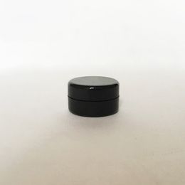 100pcs 5g black empty Cream Jar,Cosmetic Container, Sample Jar,Display Case,Cosmetic Packaging,5g Mini plastic bottle small tin