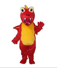 Costumes Red Thorn Dragon Mascot Costume Adult Halloween Birthday party cartoon Appareladults circus christmas Halloween