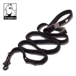 Truelove Dog Leash Running Bungee To Adjust Length Nylon Elastic Retractable Leads Can be used for running and walking LJ201112