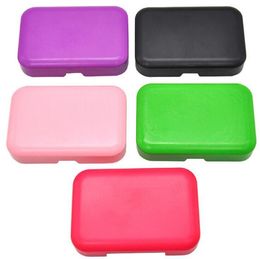 Plastic Tobacco Box ( 110mm*75mm) Cigarette Smoking Storage Case with 78MM Paper Holder Tin Portable Pocket Size