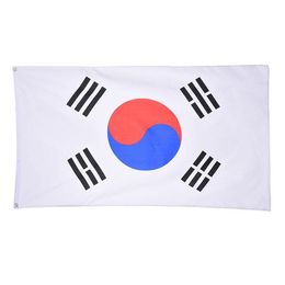 South Korea Flag High Quality 3x5 FT National Banner 90x150cm Festival Party Gift 100D Polyester Indoor Outdoor Printed Flags and Banners