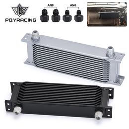 PQY - 13 Row Universal Aluminium Engine Transmission Oil Cooler Kit Oil Cooler 13 Rows British Type PQY7013