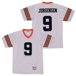 Men Sale High School 9 Sonny Jurgensen New Hanover Football Jersey Team Away White Pure Cotton Embroidery Breathable Excellent Quality