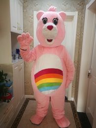 Rainbow Bear for Party Cartoon Character Mascot Costumes for Sale free shipping support customizationAdvertising mascot