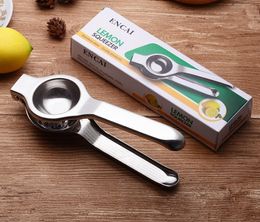 New Stainless Steel Fruit & Vegetable Tools Lemon Squeezer Manual Juicer Sturdy Lime Anti-corrosive Lime fresh juice with retail package