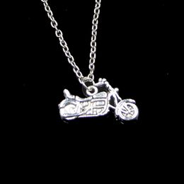 Fashion 14*25mm Motorcycle Scooter Autocycle Pendant Necklace Link Chain For Female Choker Necklace Creative Jewellery party Gift