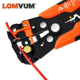 LOMVUM Wire Cutter Stripper Clamp Insul Crimper Multi Tools Pliers Automatic 0.2-6.0mm Cable Cutting Reparing Hand Tools Y200321