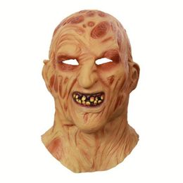 Cosplay Freddy Krueger Party Adult Horror Costume Fancy Dress Scary Mask Halloween Christmas Y200103