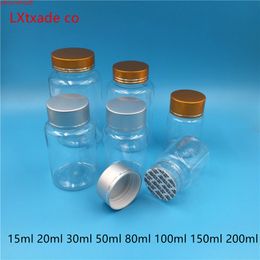 free Shipping 20ml 50ml 100ml 200ml Empty Lucency Plastic Bottles Retail Pill Bath Salt Candy Originales Packaging Containersgood quantity