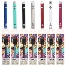best battery prices Canada - Best price ECT Coso 380 mAh Twist slim vape battery 510 thread preheat 3.8v vape battery pen PVC package OEM available