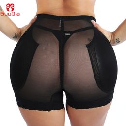 GUUDIA Hip Enhancer Butt Lifter Push Up Panties Women Body Shapers Control Panties Women Shapewear Sexy Mesh Breathable Lift 220307