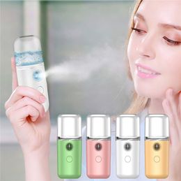 Mini Face Stream Beauty Spray Hand-held Water Machine Moisturizing Nano Ionic Mist Face Humidifier Sauna Facial Pore Cleansing Tool