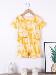 Toddler Boys Tie Dye Tee & Shorts SHE