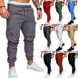 Fashion Men Jogger Pants Men Fitness Cargo Pants for Runners Clothing Autumn Trousers Size 5XL H1223