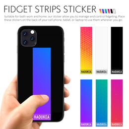 Fidget Toys Strips Decompression Toy Mobile Phone Decompression Color Bar Suitable For Adults And ADHD Buckle Music 002