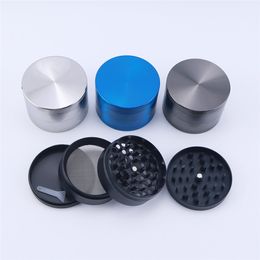 Grinder Metal Smoking Accessories Herbal Spice Crusher High Quality 40 50 63 cm 4 layers Tobacco Crusher Dry Herb Gift Smoke Tool Hand Grinders