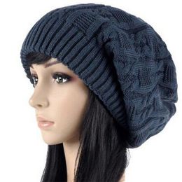 Women Warm Casual Beanies Stripes Knitted Female Hats Autumn Winter Pile Cap for Girls Unisex Fashion Knitting Beanies Y201024