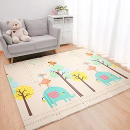 Children's Crawling Mat EVA Double-sided Waterproof Room Decor Soft Foam Nursery Rug Carpet Large Foldable Baby Play Mat Puzzle LJ201113