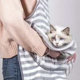 Cat Carrier Bag Soft Comfortable Cat Dog Sleeping Bag Apron Cats Puppy Outdoor Travel Sling Shoulder Bag Pet bbyYue