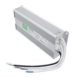 12V 350W to AC 220V Waterproof Switch LED Driver Power Supply Constant Voltage All Aluminum IP67 For Outdoor Street Lighting