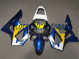 Body For HONDA CBR900 RR CBR 929RR 900 929 RR CC 900RR 00 01 900CC 929CC CBR929RR CBR900RR CBR929 RR 2000 2001 Fairing HD03 Blue yellow whit