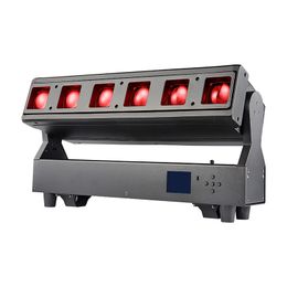 Stage beam wash 6X40W RGBW Powerful LED 4in1 moving head light zoom head for Disco Bar