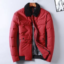 New Fashion Styles Casual Men's Down Jacket Second Jacket Three-dimensional Printing Soft Warm Jacket Comfortable and Versatile Y3GC